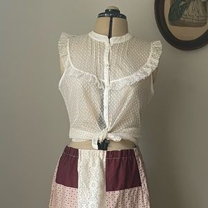 VINTAGE Y2K Boho Victorian-inspired blouse